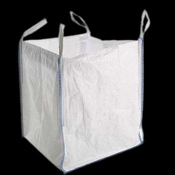 Grid Bottom Chemical Bulk Bags Heavy Duty 1 Ton Rubble Sacks For Strong Acid