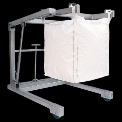 Lifting HDPE Bulk Bag Holding Frame Fertilizer 1.5 Tonne For Building Materials