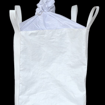 Antistatic Cross Corner Bulk Bags 3 Ton Jumbo Resealable Bags Rectangular 200gsm