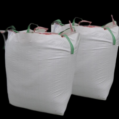 110*110*110cm White Building Sand Bulk Bag Low Weight Top Lift PP