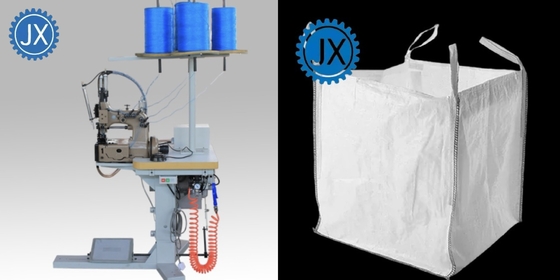 Two Needles And Four Threads Jumbo Bag Sewing Machine Heating Cutter JX80700