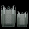Flat Bottom Woven Polypropylene Bulk Bags OEM Granite Dust Ton Bag 200GSM