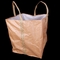 LDPE Light Brown FIBC Ton Bags Of Stone Woven Bags 90X90X90cm