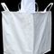 Breathable White 1 Cubic Bulk Bag Sharp Sand Anti Aging Duffle Top Spout Bottom