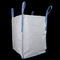 White And Blue Bentonite Building Sand Bulk Bags Jumbo FIBC Side Hung